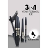 3ü 1 Arada Göz Makyajı Seti - Eyeliner, Maskara, Kalem