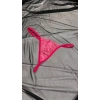 Kadın Pembe Transparan Dantel Tanga Külot
