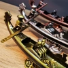 Metal Dekoratif Venedik Kayık
