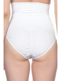 Beyaz Double Yüksek Bel Çıtçıtlı Slip Korse