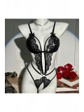 Kadın Siyah  Dantel Babydoll