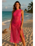 Pembe Zarafet Elbisesi