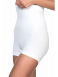 Seraviax Beyaz MI Emay 2055 Yüksek Bel Masajlı Boxer Korse