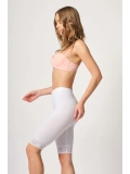 Seraviax Beyaz MI Emay 3004 Soft Uzun Paça Dantel Boxer