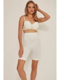 Seraviax Beyaz MI Emay 3005 Soft Uzun Paçalı Boxer Korse