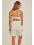 Seraviax Beyaz MI Emay 3005 Soft Uzun Paçalı Boxer Korse