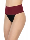 Seraviax Bordo MI 2048 Seamless Çift Renk String Korse