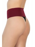 Seraviax Bordo MI 2048 Seamless Çift Renk String Korse