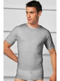 Seraviax Erkek Pamuklu Kısa Kol Geniş Yaka Klasik Fanila T-Shirt