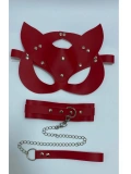 Seraviax Kırmızı Tasma Set
