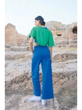 Seraviax Kısa Kollu Never Give Up 3lü Crop Eşofman Takımı