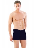 Seraviax Lacivert MI Emay 2108 Seamless uzun Erkek Boxer