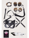 Seraviax Sexy Görselli Oyun Kartı Kama Sutra 7li Leopar Harness Set