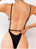 Seraviax Sırt Dekolteli Çekici Fantezi Body
