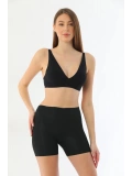 Seraviax Siyah MI 2703 Lazer Kesim İz Yapmaz Hayalet Boxer
