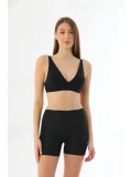Seraviax Siyah MI 2703 Lazer Kesim İz Yapmaz Hayalet Boxer