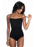Seraviax Siyah MI Emay 1923 Soft İp Askılı Çıtçıtlı Body