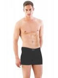 Seraviax Siyah MI Emay 2108 Seamless uzun Erkek Boxer