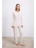 Seraviax Uzun Kollu T-Shirt ve Pantolon Pijama Takım