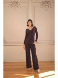 Seraviax Uzun Kollu ve Dantelli Pijama Takımı