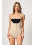 Ten Göğsü Açık Agraflı Body Korse