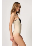Ten Göğsü Açık Agraflı Body Korse