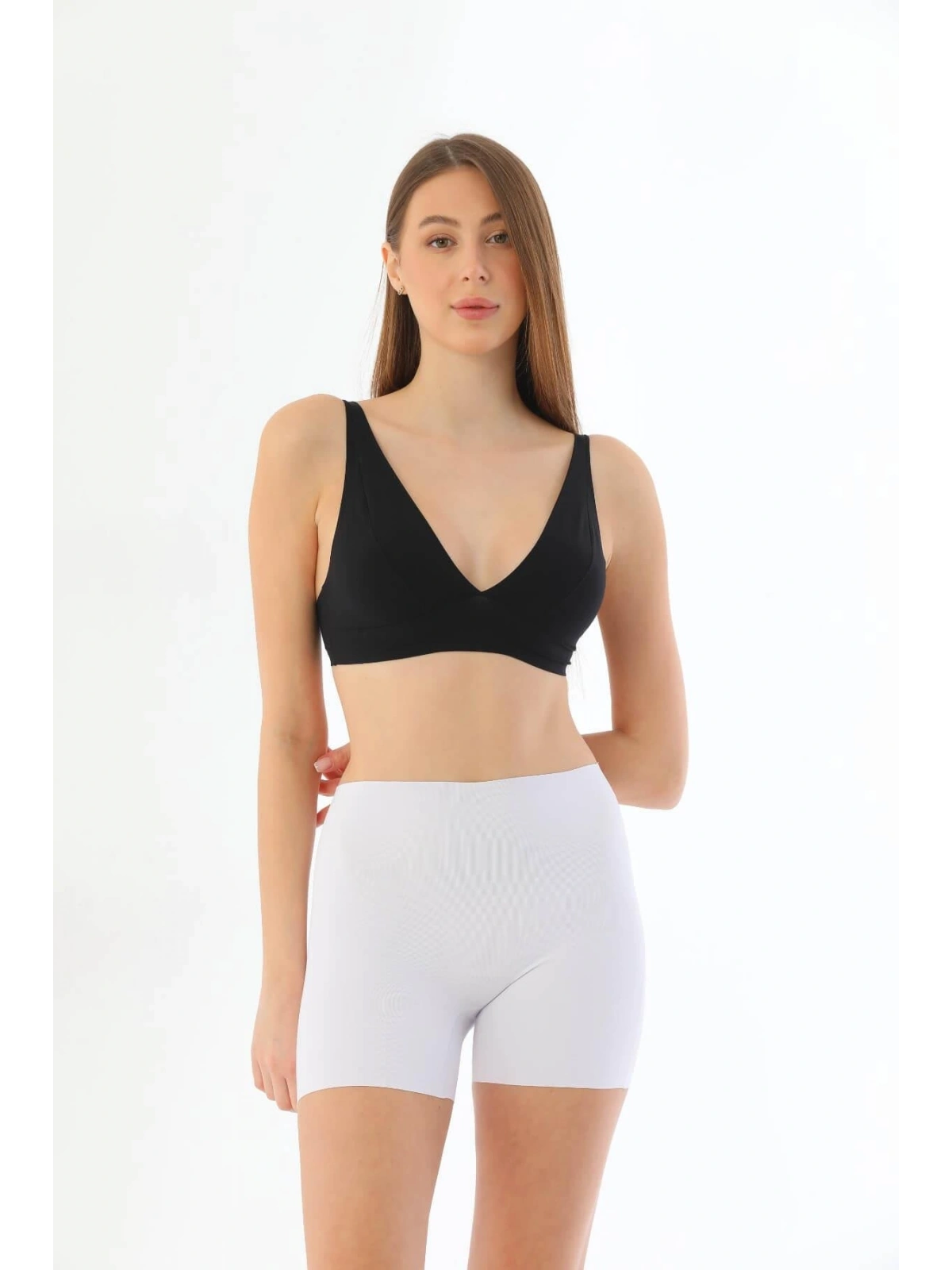 Seraviax Beyaz MI 2703 Lazer Kesim İz Yapmaz Hayalet Boxer