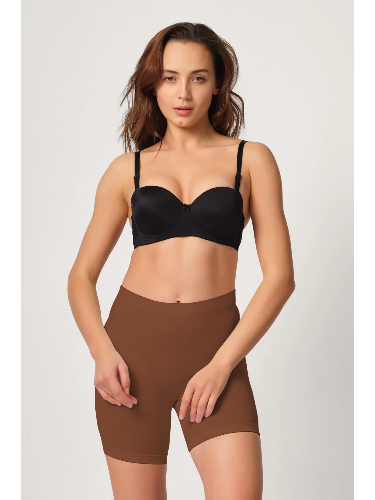 Seraviax Kahve MI Emay 3003 Soft Paçalı Boxer