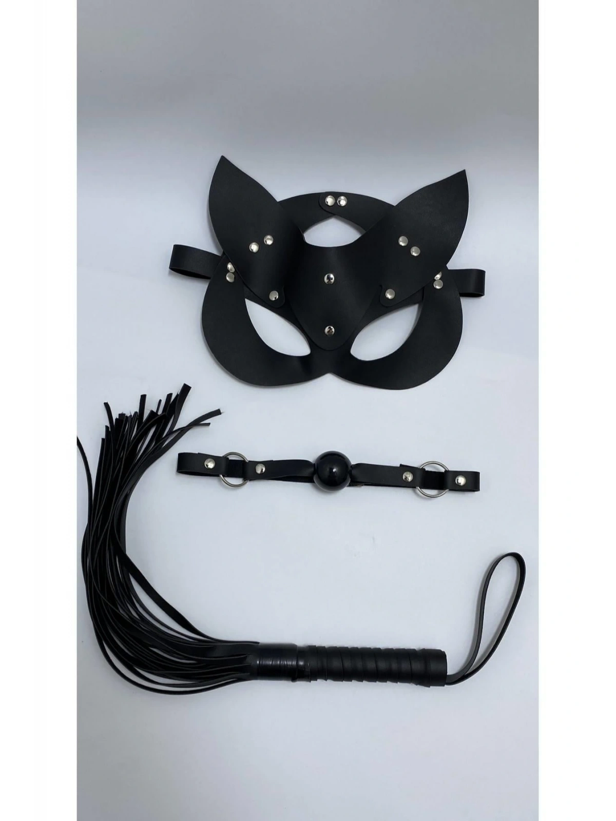 Seraviax Siyah Maske Ağız Topu,3Lü Set