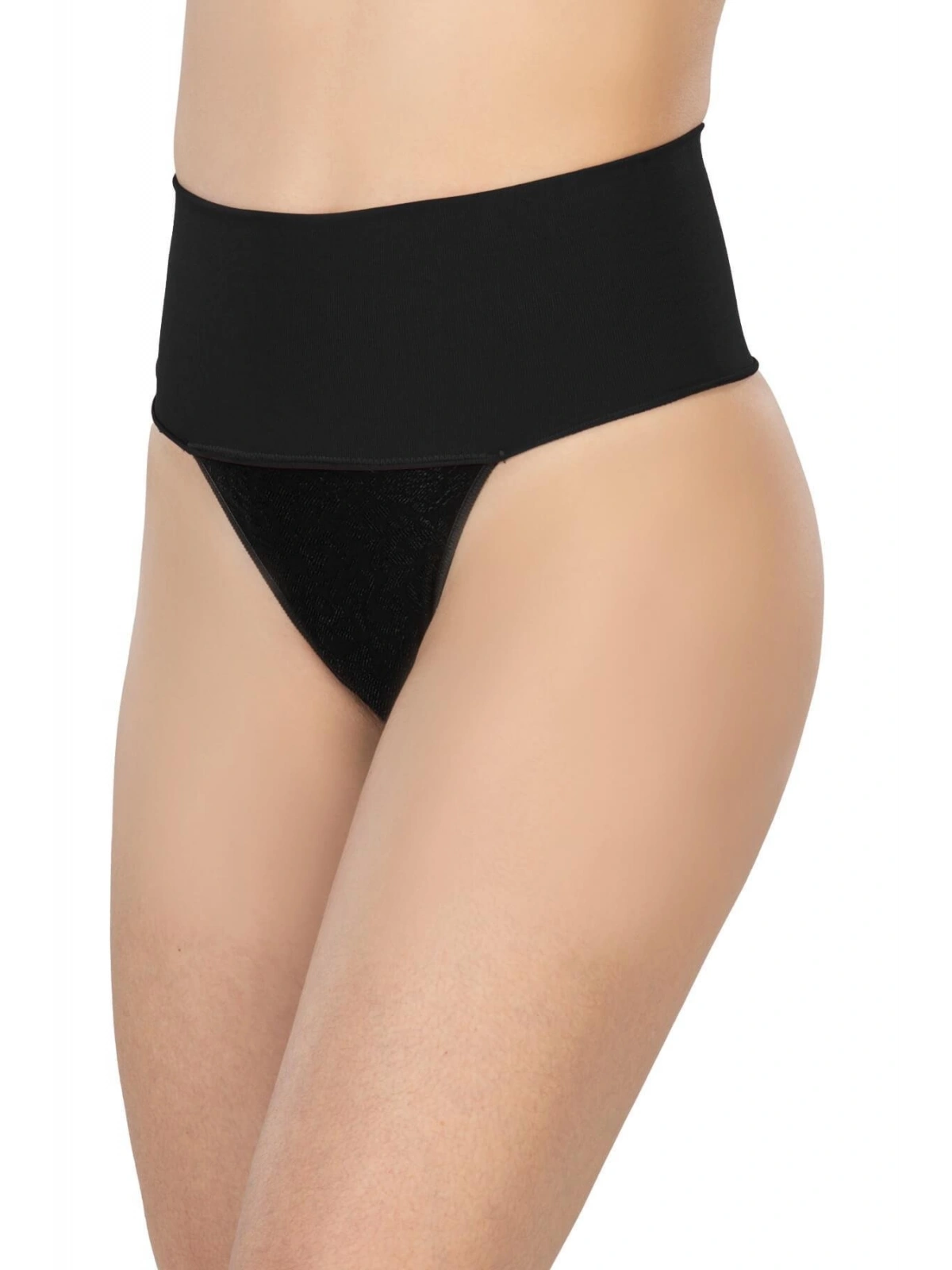 Seraviax Siyah MI 2048 Seamless Çift Renk String Korse