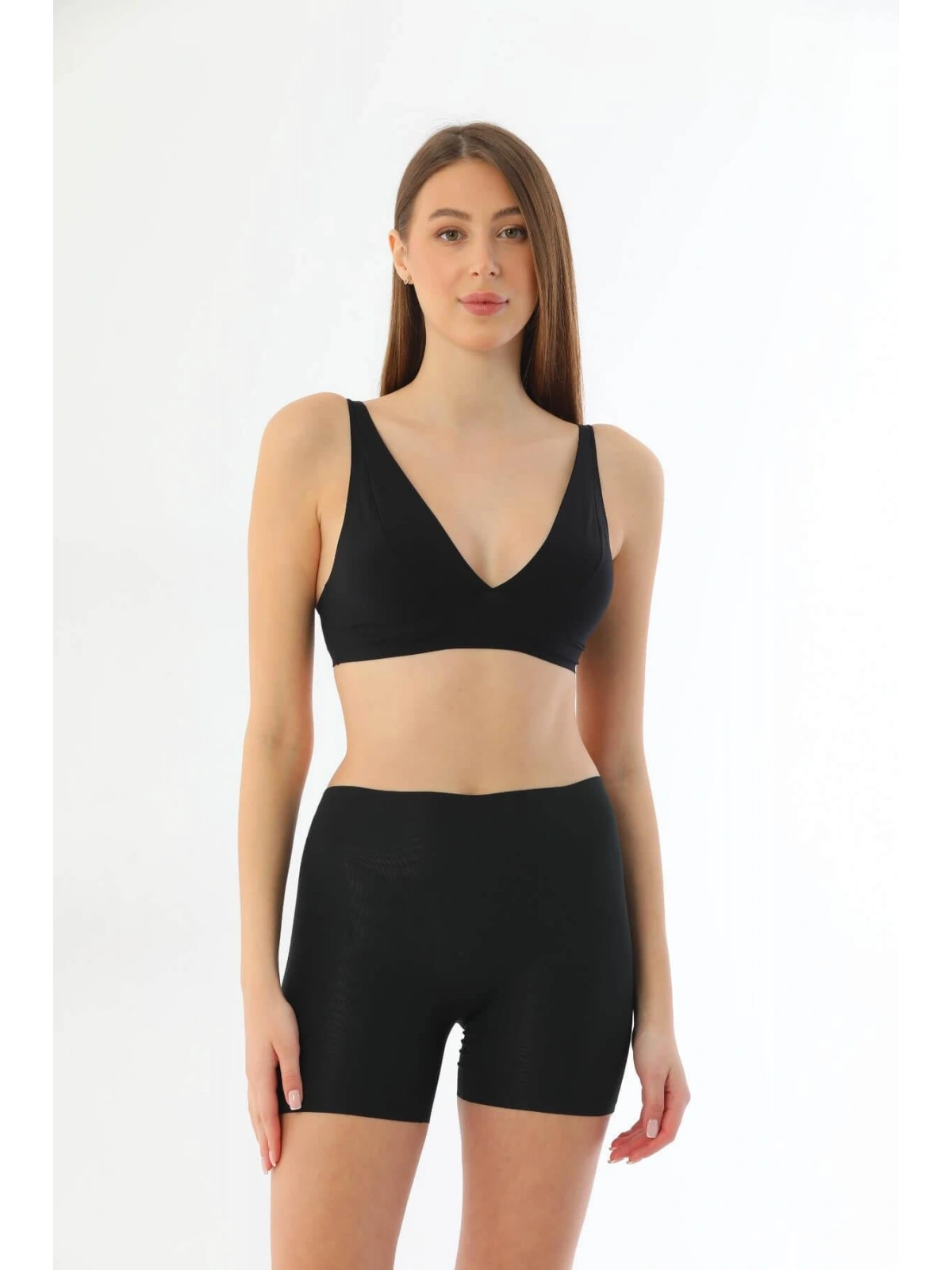 Seraviax Siyah MI 2703 Lazer Kesim İz Yapmaz Hayalet Boxer