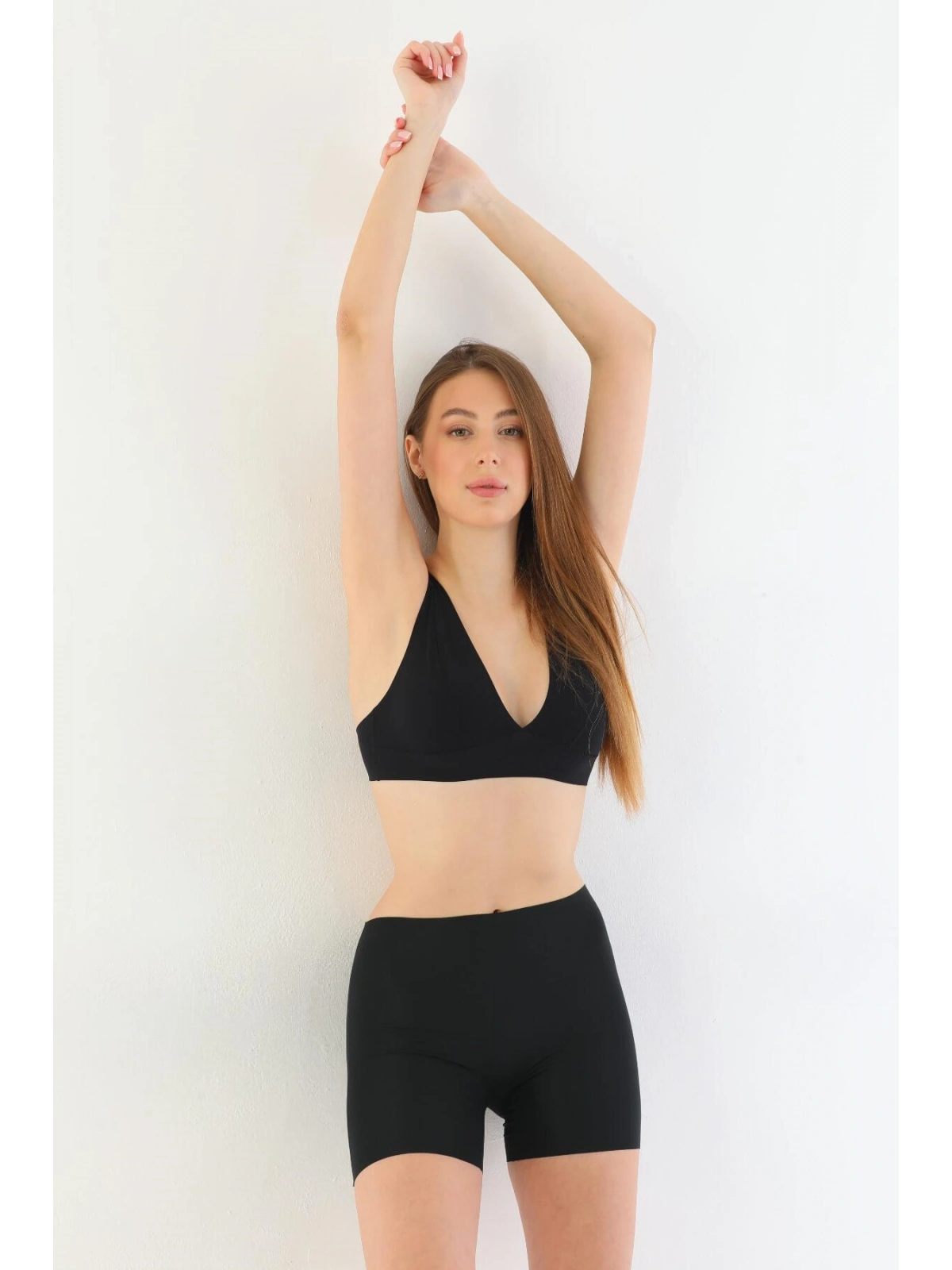 Seraviax Siyah MI 2703 Lazer Kesim İz Yapmaz Hayalet Boxer