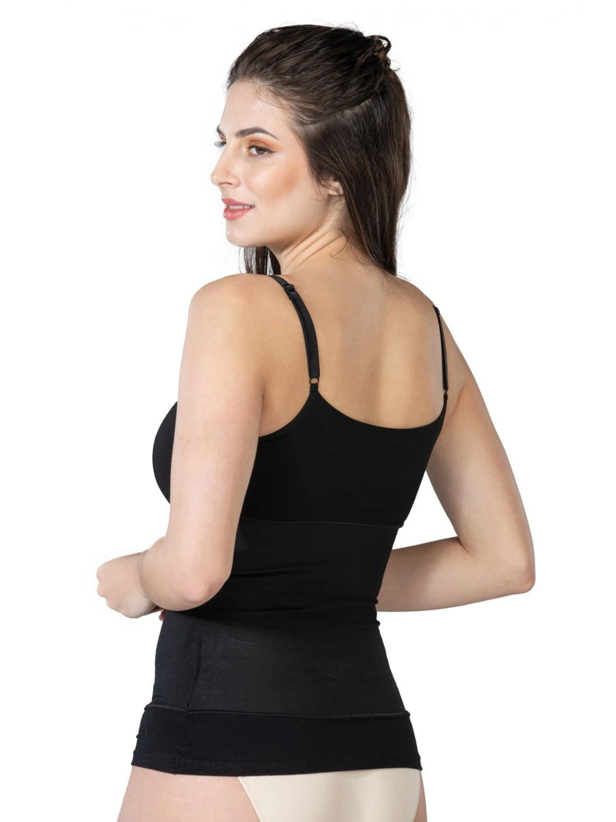 Seraviax Siyah MI Emay 1402 Modal Cotton Emzirme Atlet Korse