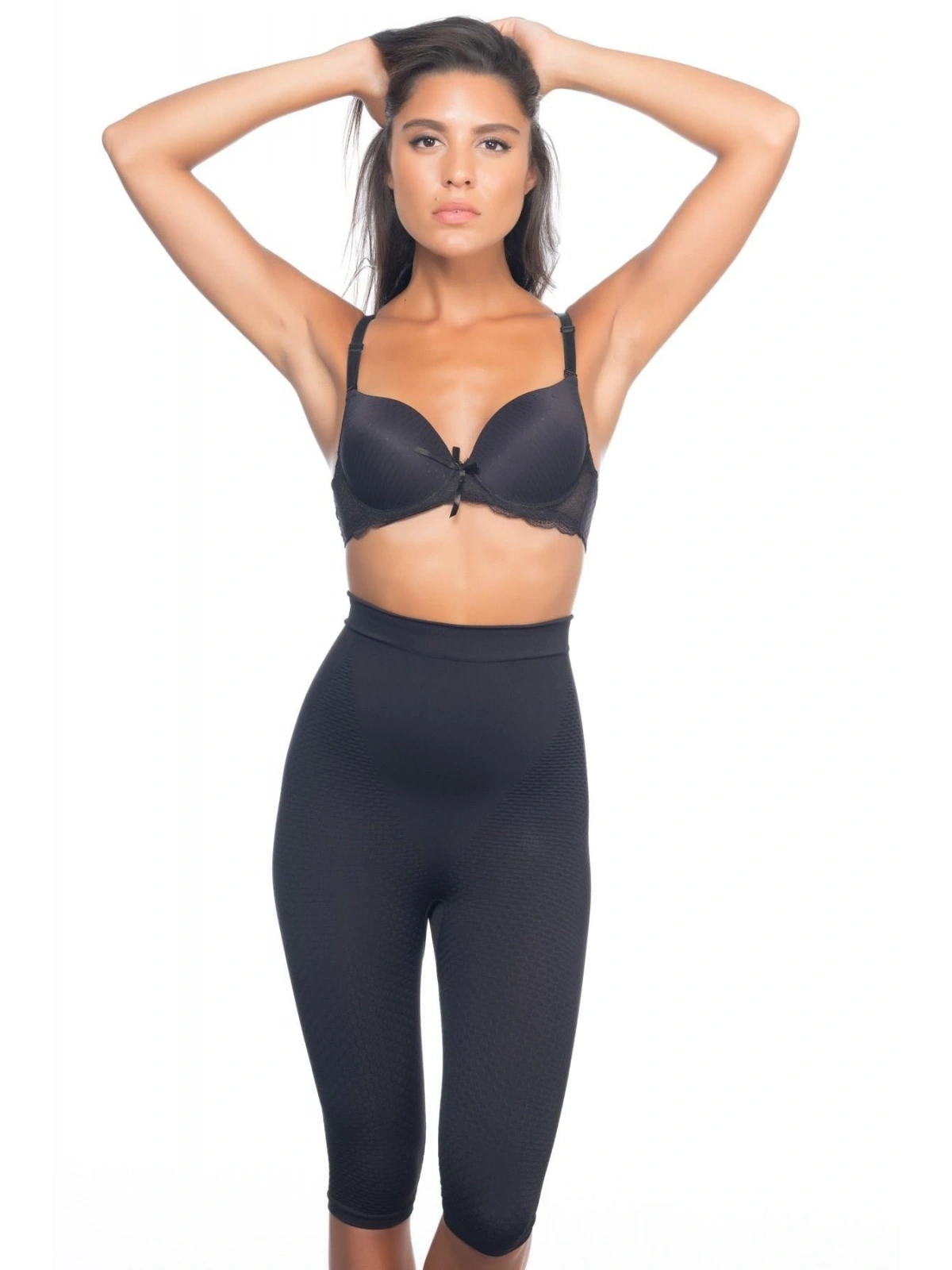 Seraviax Siyah MI Emay 2040 Anti Selülit Boxer Korse