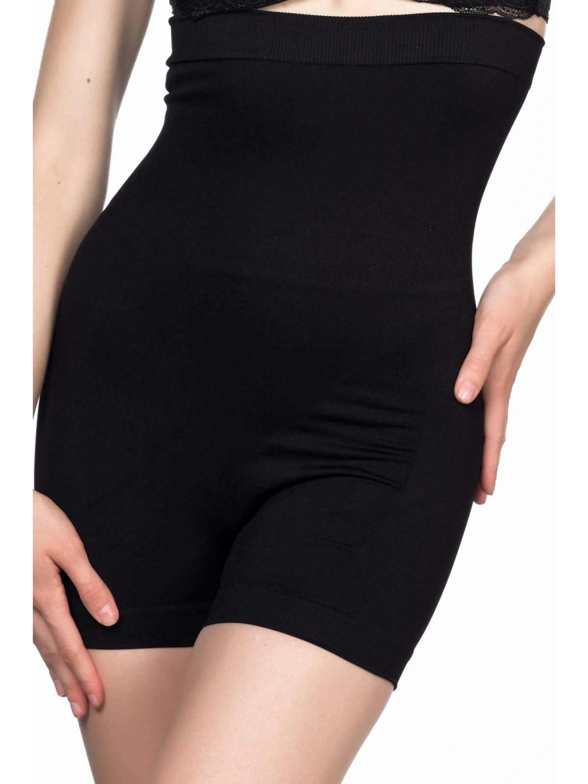 Seraviax Siyah MI Emay 2047 Yüksek Bel Boxer Korse