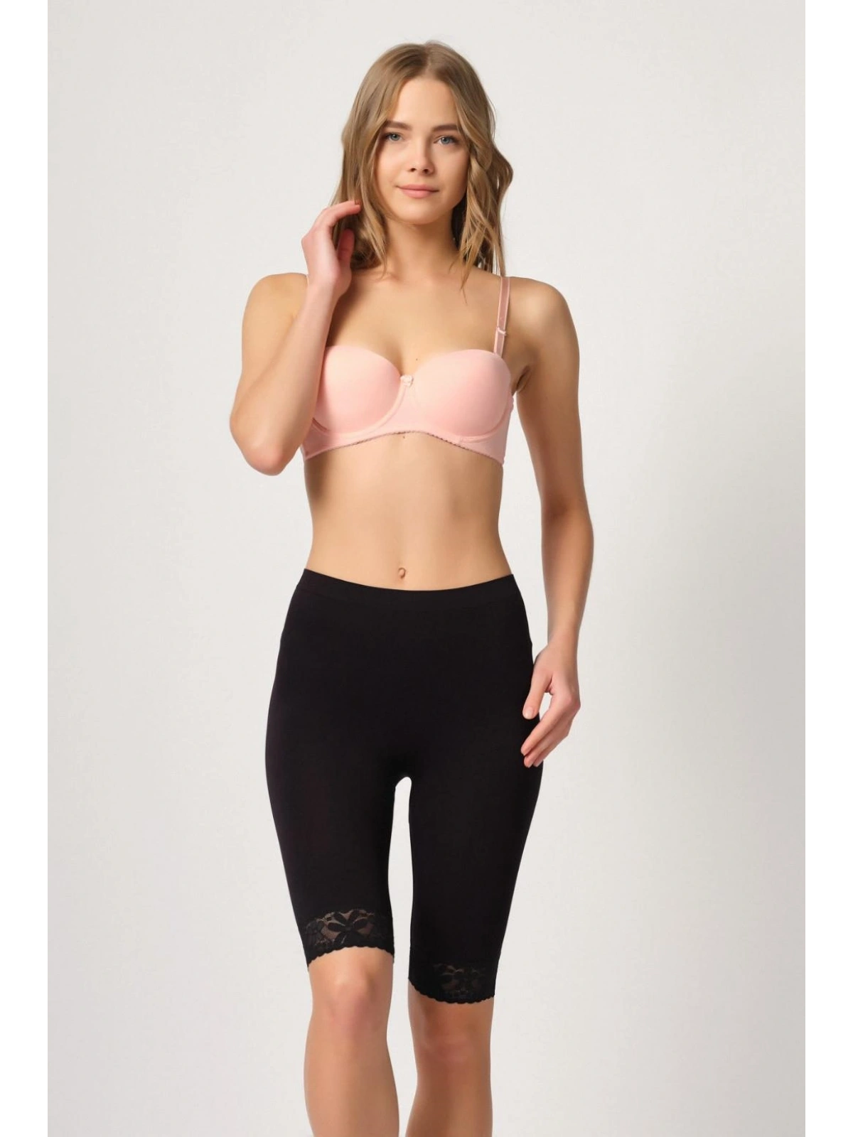 Seraviax Siyah MI Emay 3004 Soft Uzun Paça Dantel Boxer