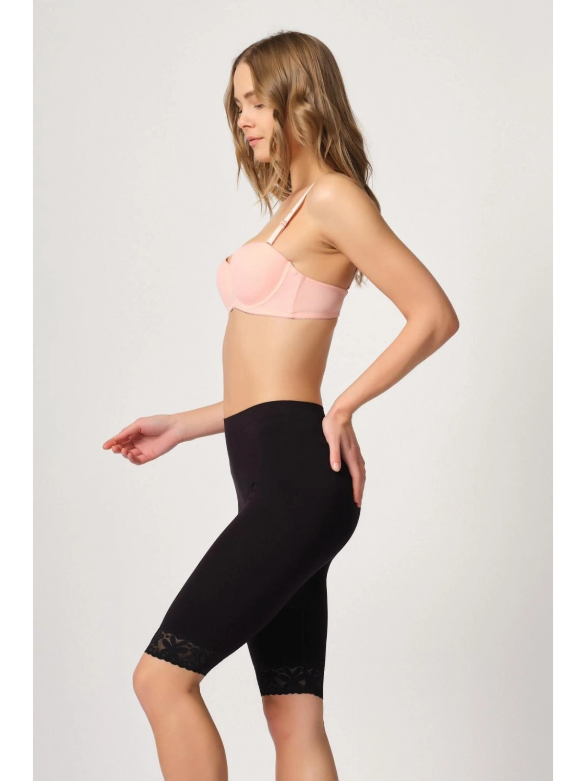 Seraviax Siyah MI Emay 3004 Soft Uzun Paça Dantel Boxer