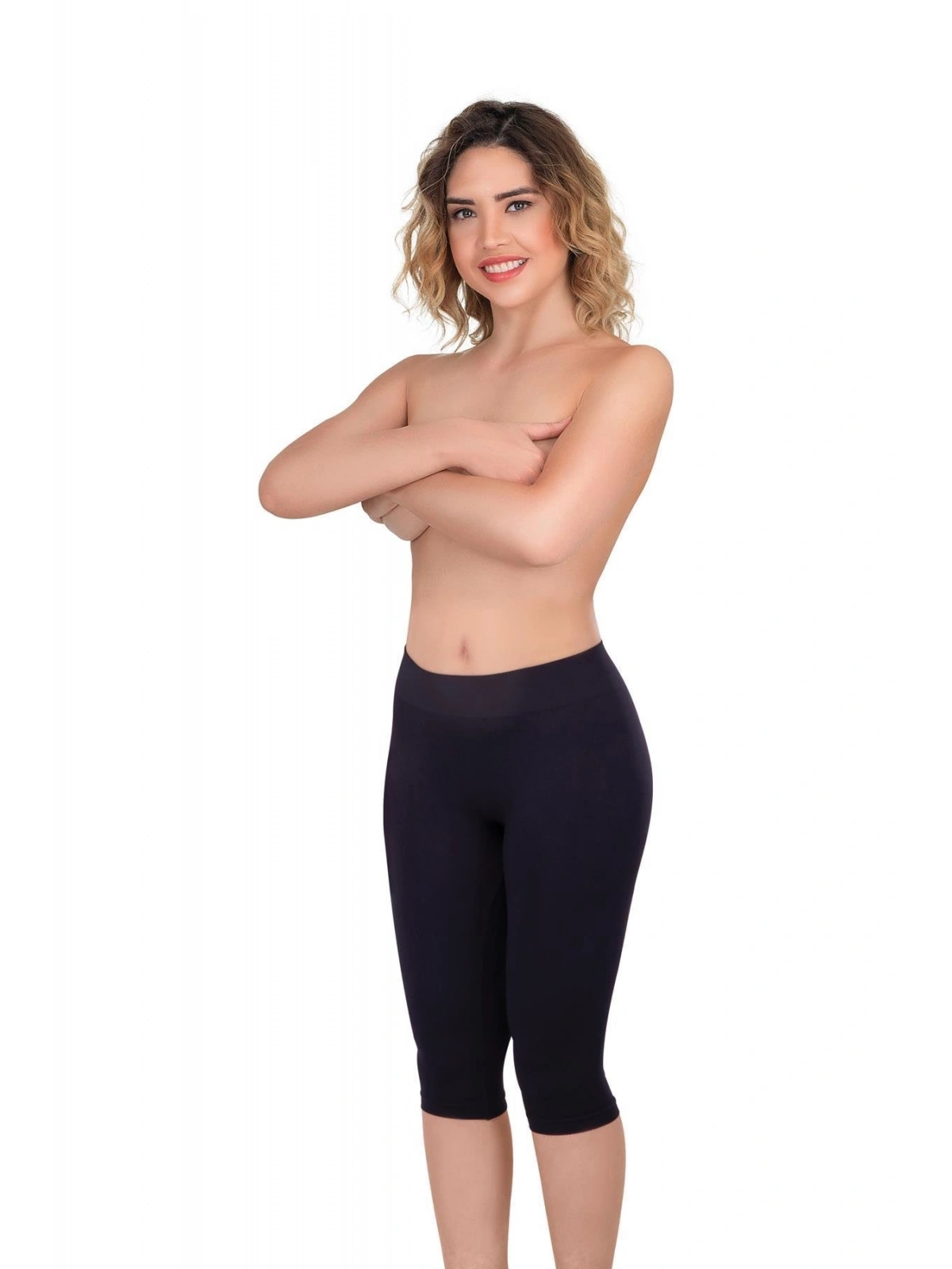 Seraviax Siyah MI Emay 3856 Soft Kapri Tayt