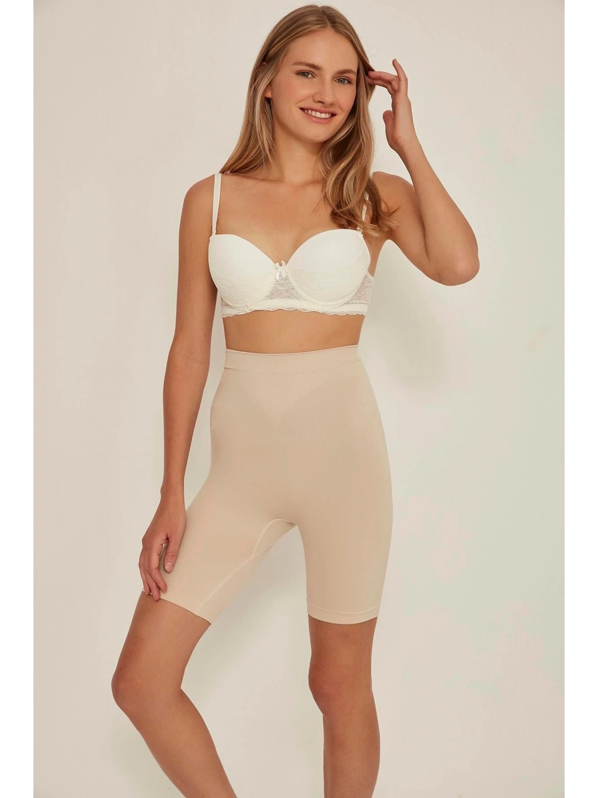 Seraviax Ten MI Emay 3005 Soft Uzun Paçalı Boxer Korse