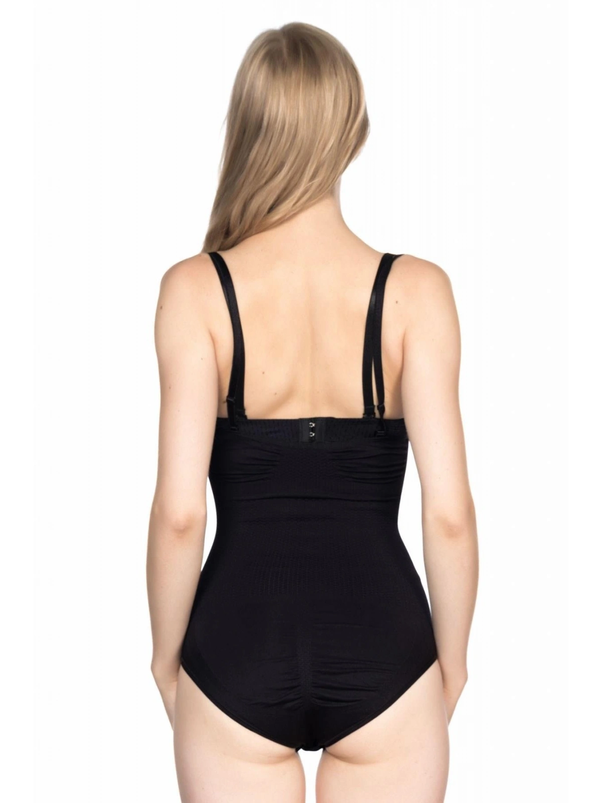 Siyah Göğsü Açık Body Korse