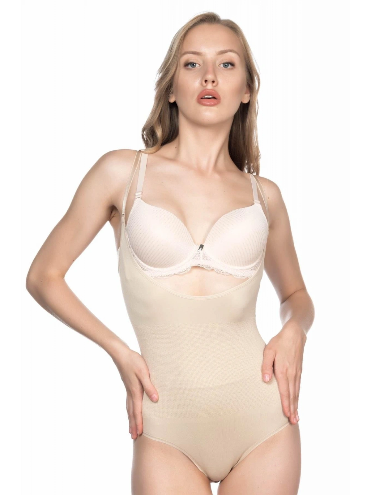 Ten Göğsü Açık Body Korse