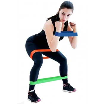Pilates Direnç Lastiği Seti 5 Adet