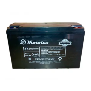 12 V 40 AH Motolux Elektrikli Bisiklet Aküsü
