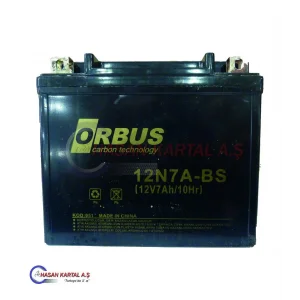12N7A-BS (12N7L-BS) Orbus Motorsiklet Aküsü