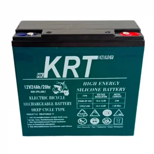 12V 24AH KRT ( DİK ) Elektrikli Bisiklet Aküsü