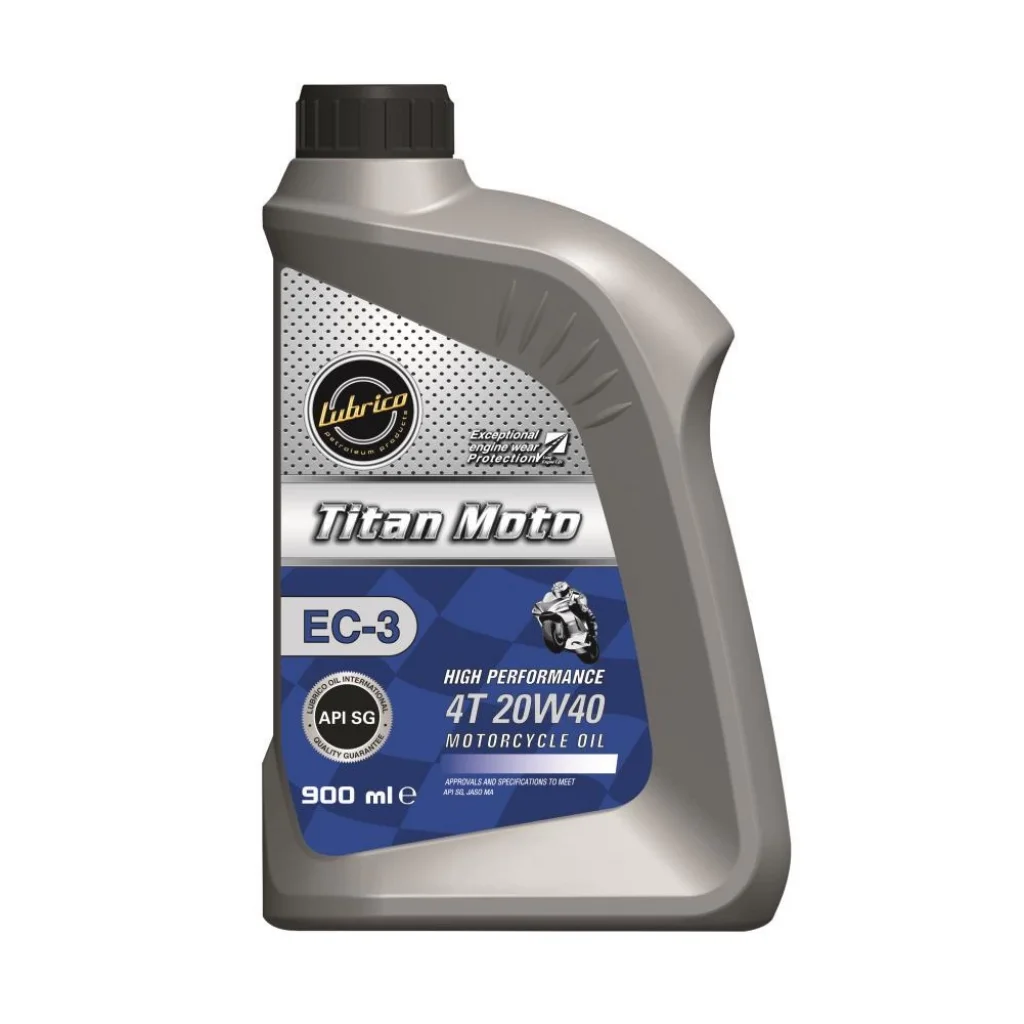 20W-40 Lubrico Titan Moto Yağ (900 ml)