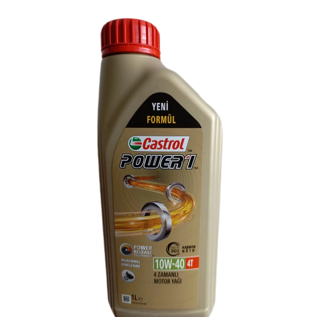 10W-40 Castrol ( Power 1 ) 4T (Dört zamanlı) Yağ (1 lt)