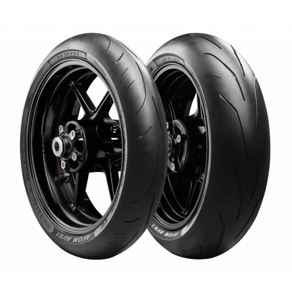 120/70ZR17 3D Ulrta Sport Front 48W 4PR Tubeless Avon Dış Lastik