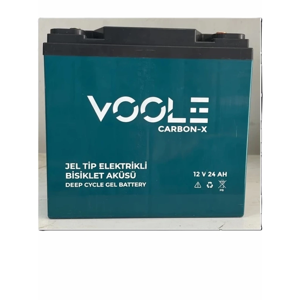 12V 24 AH ( DİK ) VOOLE ELEKTRİKLİ BİSİKLET AKÜSÜ