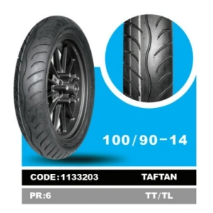 100/90/14 Yasa TAFTAN ( 6 PR ) Tubeless Motosiklet Dış Lastik